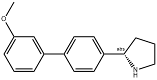 1-[4-((2S)PYRROLIDIN-2-YL)PHENYL]-3-METHOXYBENZENE 结构式