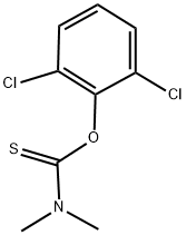 DIMETHYL-THIOCARBAMIC ACID 2,6-DICHLORO-PHENYL ESTER 结构式