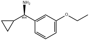 (1R)CYCLOPROPYL(3-ETHOXYPHENYL)METHYLAMINE 结构式