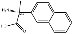 (2R)-2-AMINO-2-(2-NAPHTHYL)PROPANOIC ACID 结构式