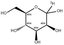 D-[1-2H]MANNOSE 结构式