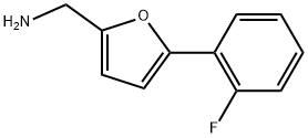 [5-(2-FLUOROPHENYL)-2-FURYL]METHYLAMINE 结构式