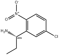 (1S)-1-(5-Chloro-2-nitrophenyl)propylamine 结构式