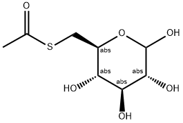 6-S-ACETYL-6-THIO-6-DEOXY-D-GLUCOSE 结构式