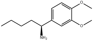 (1S)-1-(3,4-DIMETHOXYPHENYL)PENTYLAMINE 结构式