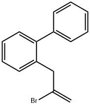 2-BROMO-3-(2-BIPHENYL)-1-PROPENE 结构式