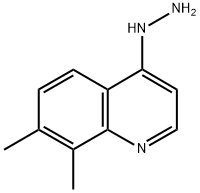 7,8-Dimethyl-4-hydrazinoquinoline 结构式