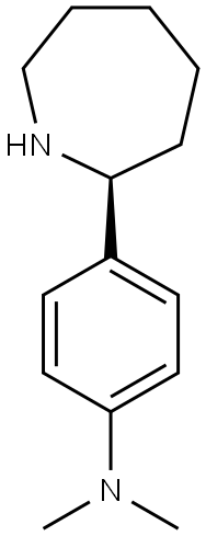 (S)-4-(AZEPAN-2-YL)-N,N-DIMETHYLBENZENAMINE 结构式