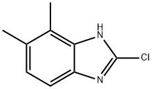 2-CHLORO-4,5-DIMETHYLBENZIMIDAZOLE 结构式