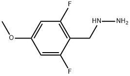 2,6-Difluoro-4-methoxy-benzyl-hydrazine 结构式