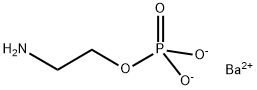 2-Aminoethylphosphate barium salt 结构式