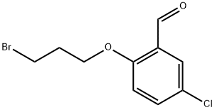 2-(3-Bromopropoxy)-5-chlorobenzaldehyde 结构式