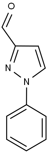 3-FORMYL-1-PHENYL-1H-PYRAZOLE 结构式