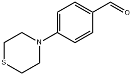 4-(1,4-THIAZINAN-4-YL)BENZENECARBALDEHYDE 结构式