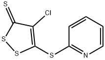 4-CHLORO-5-(PYRIDIN-2-YLTHIO)-3H-1,2-DITHIOLE-3-THIONE 结构式