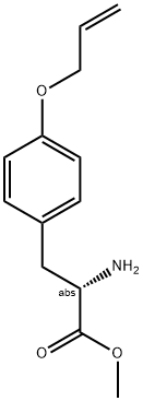 METHYL (2S)-2-AMINO-3-(4-PROP-2-ENYLOXYPHENYL)PROPANOATE 结构式