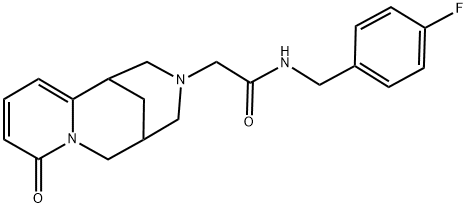 N-(4-FLUOROBENZYL)-2-(6-OXO-7,11-DIAZATRICYCLO[7.3.1.0~2,7~]TRIDECA-2,4-DIEN-11-YL)ACETAMIDE 结构式