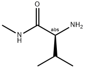 (S)-2-AMINO-3,N-DIMETHYL-BUTYRAMIDE 结构式