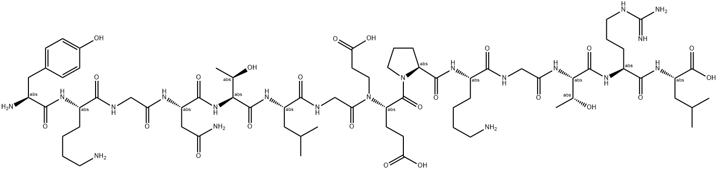 INOS[TYR1134-1135-1147](RAT) 结构式