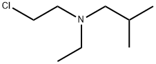 (2-CHLORO-ETHYL)-ETHYL-ISOBUTYL-AMINE 结构式