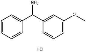 C-(3-METHOXY-PHENYL)-C-PHENYL-METHYLAMINE HYDROCHLORIDE 结构式