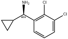 (1R)(2,3-DICHLOROPHENYL)CYCLOPROPYLMETHYLAMINE 结构式