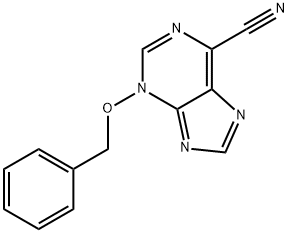 3-BENZYLOXY-6-CYANOPURINE 结构式