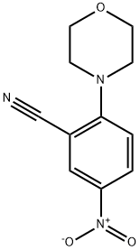 2-MORPHOLINO-5-NITROBENZENECARBONITRILE 结构式