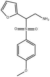 2-FURAN-2-YL-2-(4-METHOXY-BENZENESULFONYL)-ETHYLAMINE 结构式
