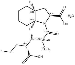 PERINDOPRILAT-13C3 HYDRATE 结构式