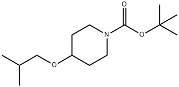 4-异丁氧基哌嗪-1-羧酸叔丁酯 结构式
