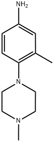 3-Methyl-4-(4-methylpiperazin-1-yl)aniline 结构式