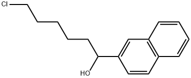 6-CHLORO-1-(2-NAPHTHYL)-1-HEXANOL 结构式