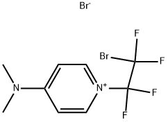 N-(2-BROMO-1,1,2,2-TETRAFLUOROETHYL)-4-DIMETHYLAMINOPYRIDINIUM BROMIDE 结构式