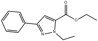 ETHYL 1-ETHYL-3-PHENYL-1H-PYRAZOLE-5-CARBOXYLATE 结构式