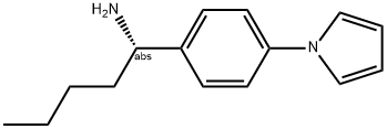 (1S)-1-(4-PYRROLYLPHENYL)PENTYLAMINE 结构式