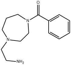 [4-(2-AMINO-ETHYL)-[1,4]DIAZEPAM-1-YL]-PHENYL-METHANONE 结构式