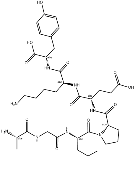 AMYLOID A PROTEIN FRAGMENT [HOMO SAPIENS] 结构式