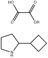 2-CYCLOBUTYL-PYRROLIDINE, OXALIC ACID 结构式