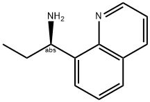 (1R)-1-(8-Quinolyl)propylamine 结构式