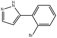 5-(2-BROMO-PHENYL)-1H-PYRAZOLE 结构式