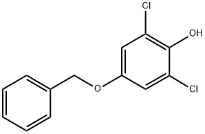 2,6-DICHLORO-4-(BENZYLOXY)PHENOL 结构式