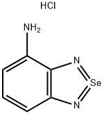 4-AMINO-2,1,3-BENZOSELENADIAZOL HYDROCHLORIDE 结构式