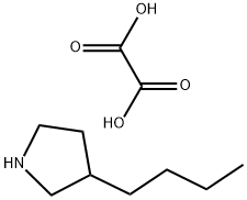 3-BUTYL-PYRROLIDINE, OXALIC ACID 结构式