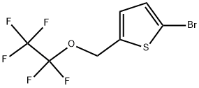 (5-BROMOTHIEN-2-YL)METHYL PENTAFLUOROETHYL ETHER 结构式