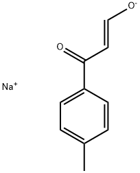 SODIUM (1E)-3-(4-METHYLPHENYL)-3-OXOPROP-1-EN-1-OLATE 结构式