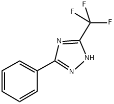 3-PHENYL-5-TRIFLUOROMETHYL-1,2,4-TRIAZOLE 结构式