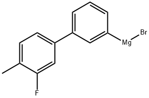 3-(3-FLUORO-4-METHYLPHENYL)PHENYLMAGNESIUM BROMIDE 结构式