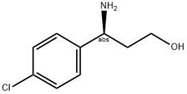 (S)-3-AMINO-3-(4-CHLORO-PHENYL)-PROPAN-1-OL 结构式