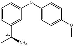 (1S)-1-[3-(4-METHOXYPHENOXY)PHENYL]ETHYLAMINE 结构式